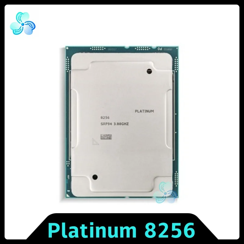 Xeon Platinum 8256 CPU SRF94 3.8GHz 16.5MB 4-Cores 8-Thread 105W LGA3647 CPU Processor for Server Motherboard PLATINUM8256