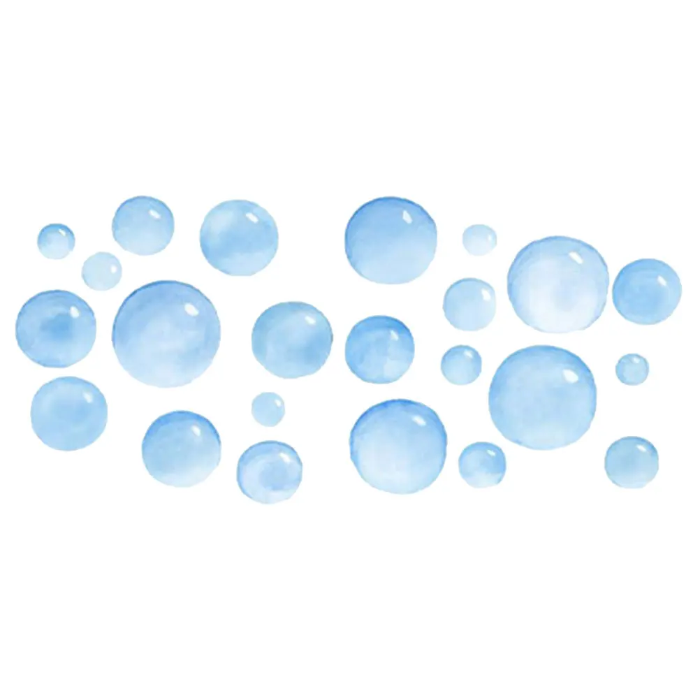 

1pc Bubbles Wall PVC Decor Bubbles Wall Sticker Peel Stick DIY Decals for Bathroom Bedroom Living Room Home Decoration