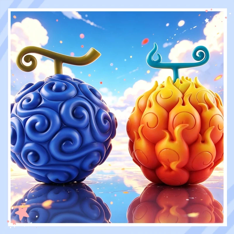 

Аниме-фигурка «Дьявольский фрукт» из One Piece, фрукт Гум-Гум, украшение для компьютерного корпуса, коллекционный виниловый декор для фанатов аниме