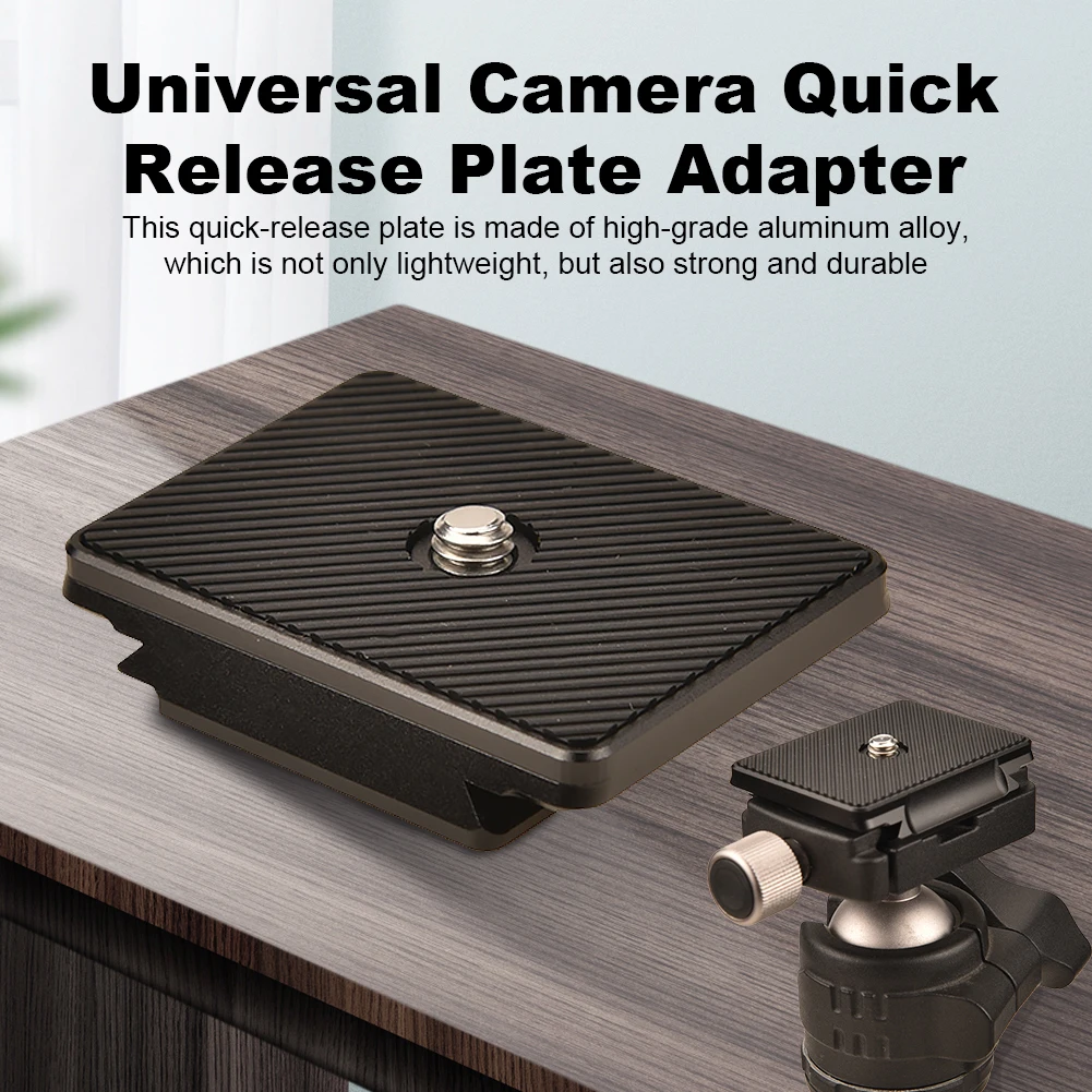 Untuk BEXIN 200PL-PRO Adaptor Dudukan Tripod Kamera Paduan Aluminium Pelat Pelepas Cepat Universal untuk Aksesori Kamera Manfrotto