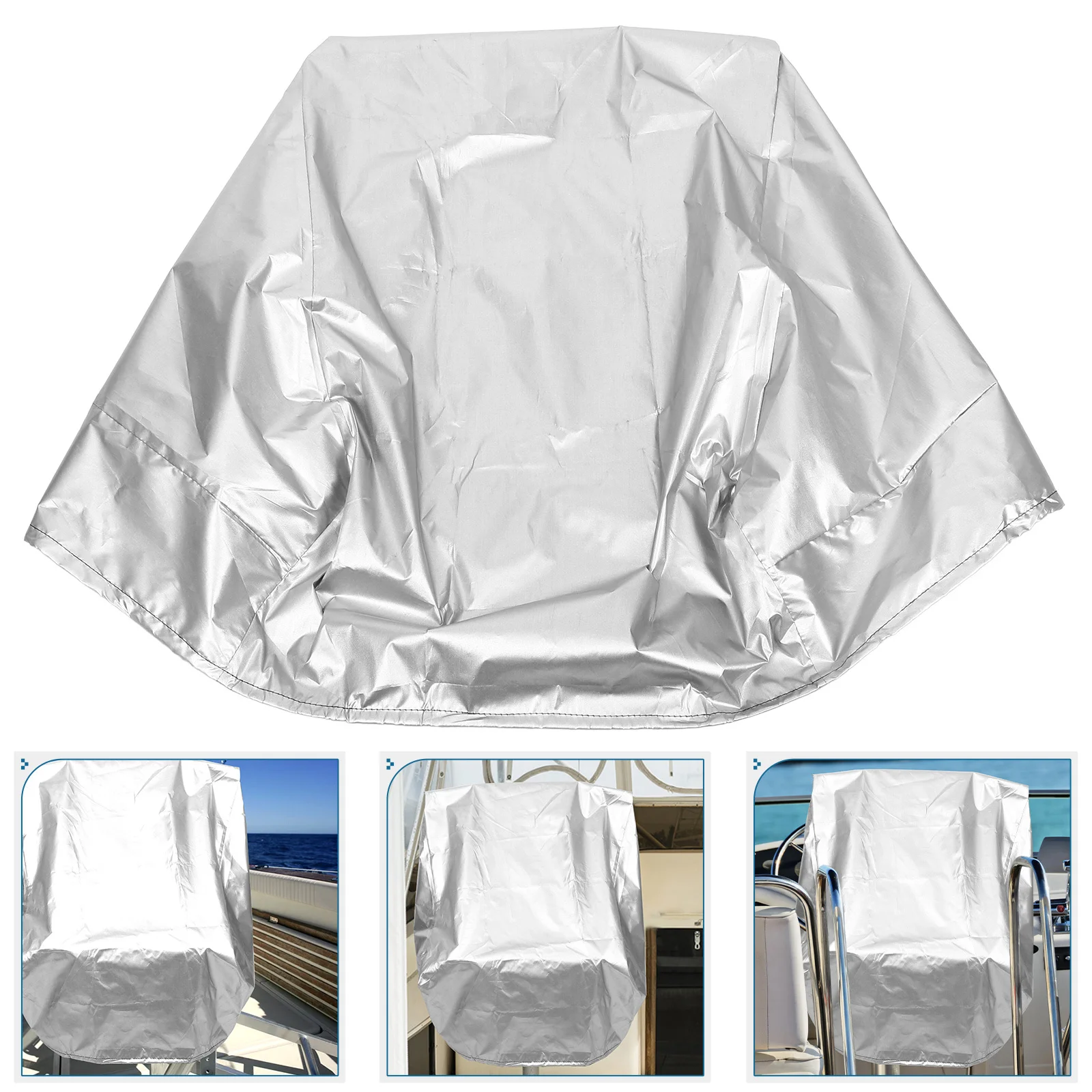 

Boat Seat Cover Folding Waterproof Protective Rain Proof Polyester Chair Cover Marine Accessories for Fishing Sailing Outdoor