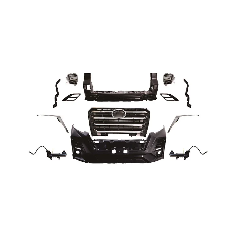 

DaMeiFactory Sale Upgrade X-Men Style Body Kits Front Rear Bumper Grille Body Kit For Prado FJ150 2018-2022