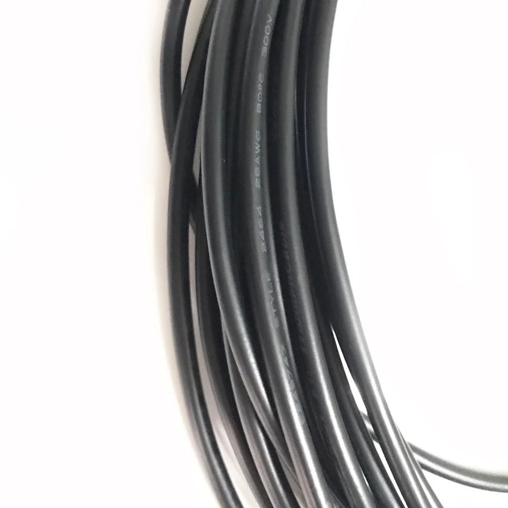 كابلات الأسلاك الكهربائية 26 AWG 5 الأسلاك الأساسية PVC متعدد النواة سلك الماوس إشارة كابل التحكم كابل بيانات USB 200 متر/لفة DHLShipping
