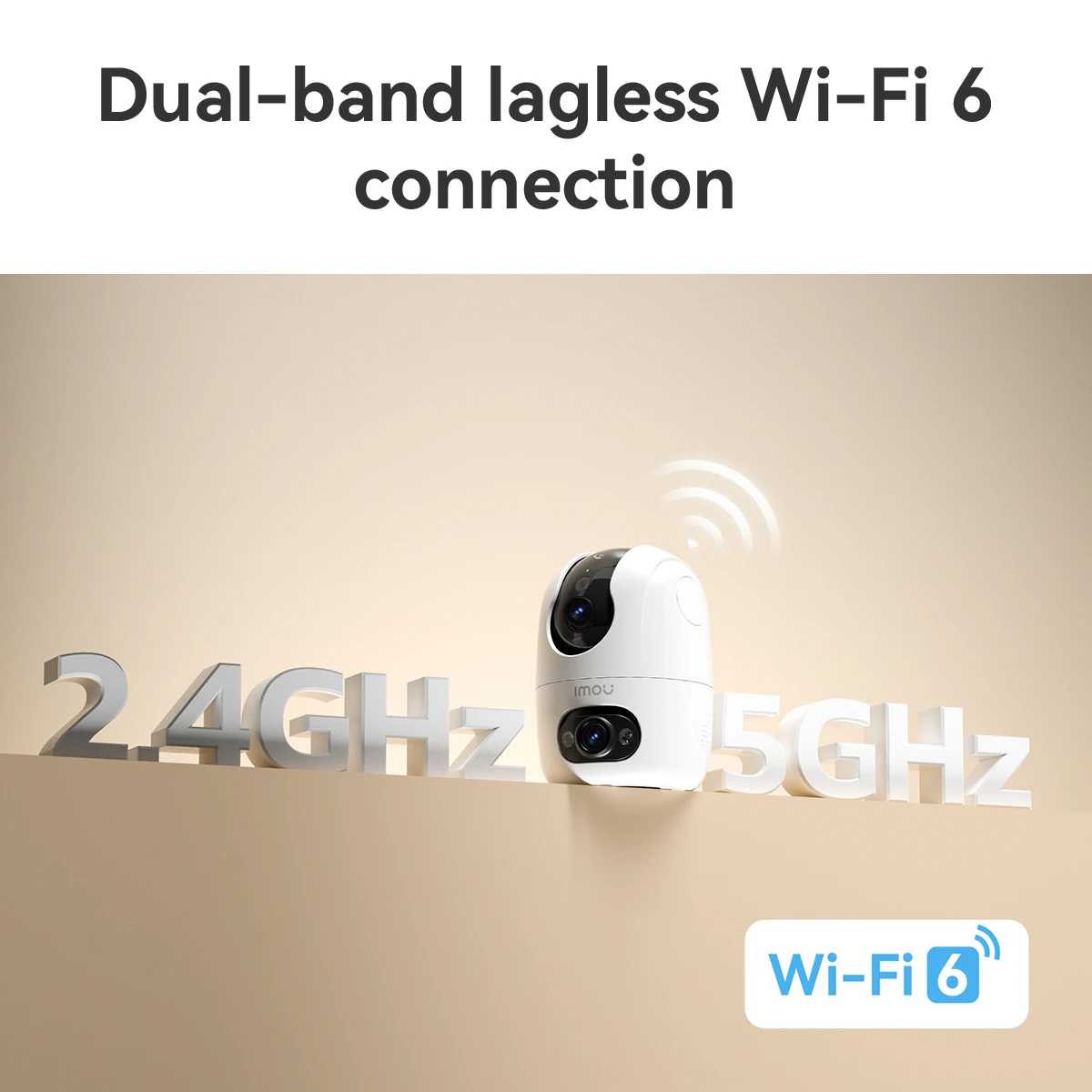 IMOU Ranger 2C Dual Lens 6MP/8MP Indoor Home Abnormal Sound/Pet/Human Detection Wifi IP Dual-Band Wi-Fi 6  Security Camera