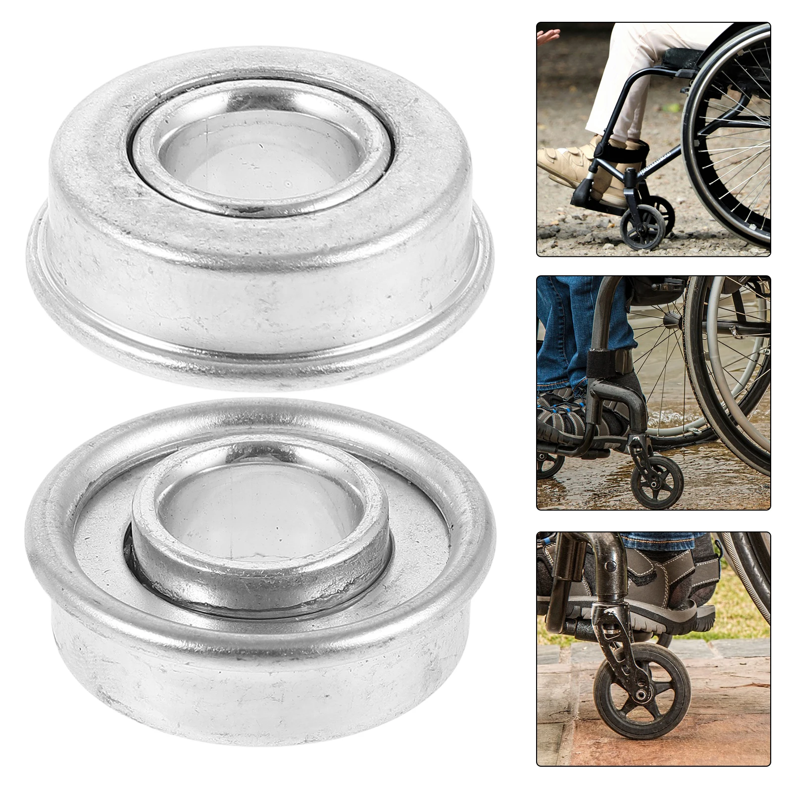 

2pcs 12 7x29x11mm Wheelchair Fork Bearing Front Wheel Bearings Small Replacement Walker Stem Tool Parts Bearings