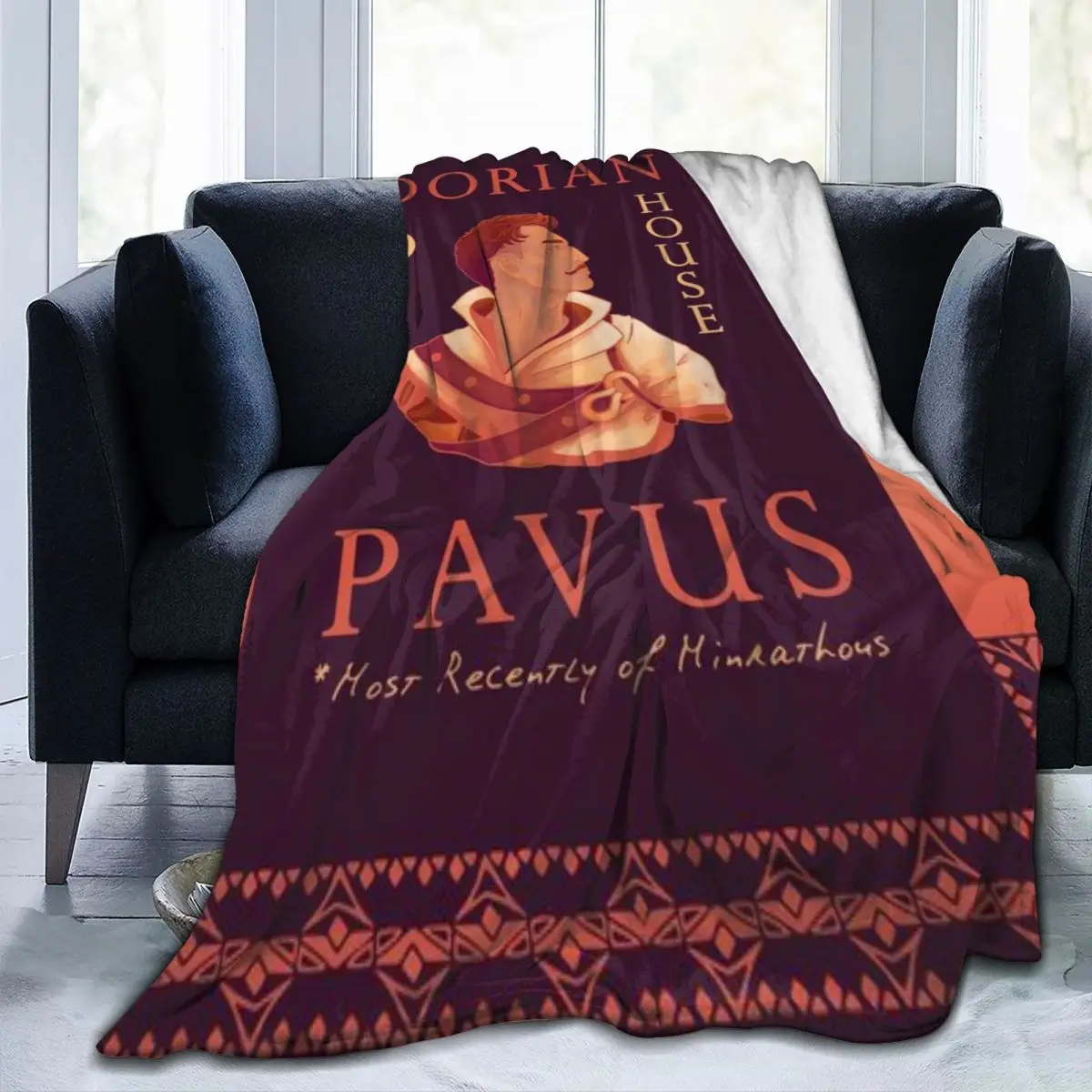 

Throw Blanket Dorian Pavus Micro Fleece Blanket Four Sizes Fashionable Portable For Bedroom AntiPilling Blanket