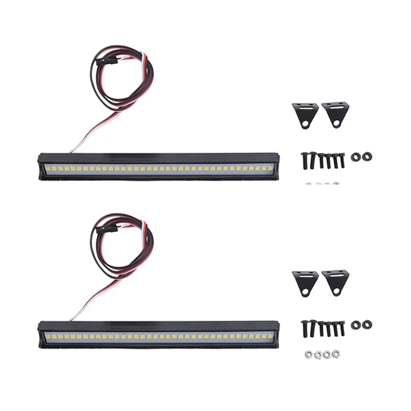 

FBIL-2X 150 мм 36 светодиодный светильник на крыше для осевого SCX10 90046 Traxxas TRX4 Slash Rustler 1/8 1/10 RC Гусеничный грузовик