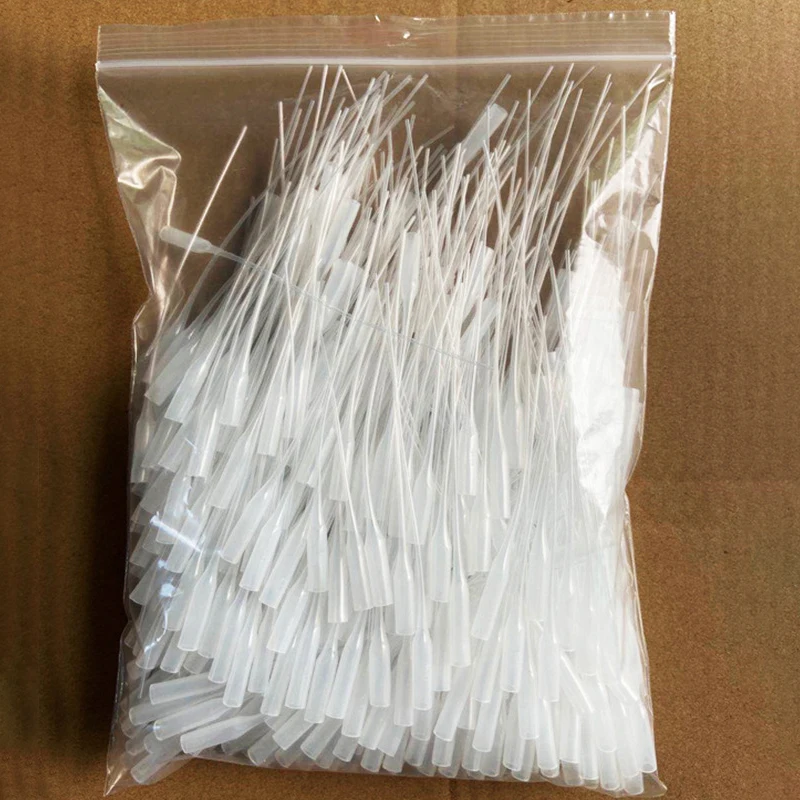 100Pcs 8/12CM Precision Glue Applicators For Crafts And Laboratory Dispensing Universal Dropper 502 Glue Extended Dotting Tube