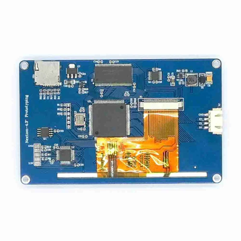 

NX4827T043 4,3-дюймовый сенсорный ЖК-дисплей HMI-модуль резистивного сенсорного экрана TFT для проекта Arduino или Raspberry Pi