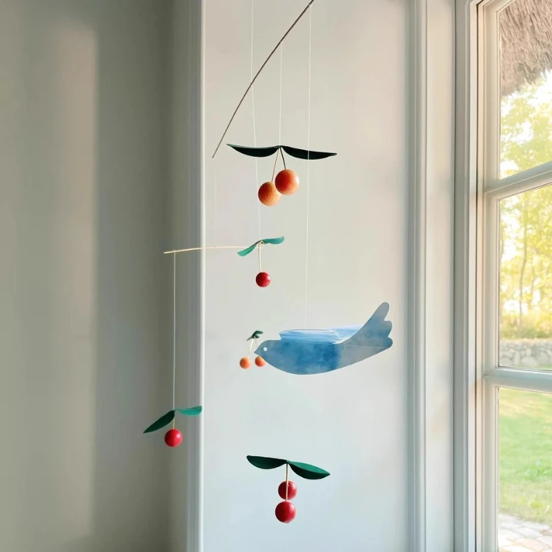 

Cherry Pigeon Wind Chimes Living Room Window Side Hanging Decorations Bedroom Toys Children Furniture Decorative Accessories