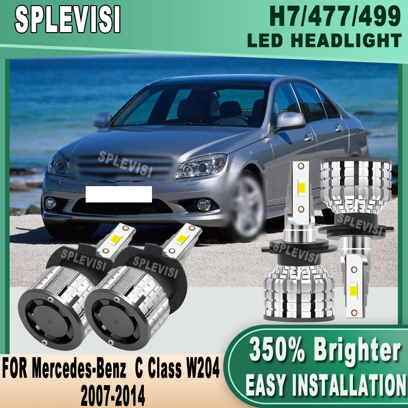Simple Installation Energy Saving H7 477 499 led headlight For Mercedes-Benz  C Class W204 2007 2008 2009 2010 2011 2012-2014