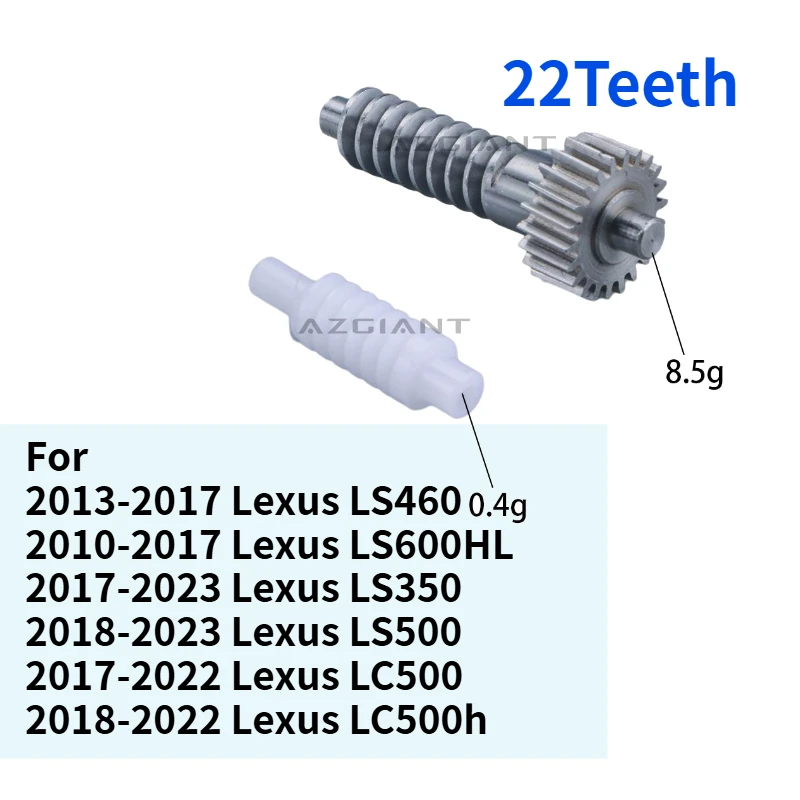 

For Lexus LS460 LS600HL LS350 LS500 LC500 LC500h Car Side Wing Reversing Rearview Mirror Folding Engine Actuator Gear Motor Cog