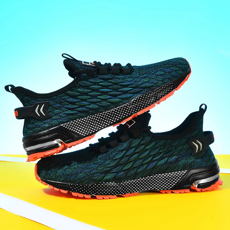 

New Men's Mesh Breathable Fashion Running Shoes Soft and Comfortable Men's Shoes Sneakers Lightweight Everyday Casual