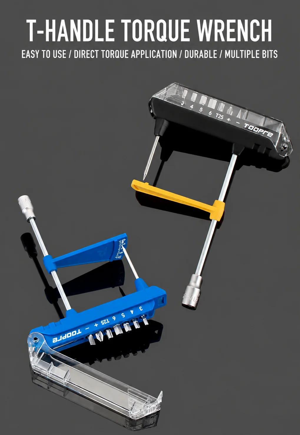 Precision Bicycle Torque Wrench Set Beam Hex Torque Tool Kit for Mountain Road Bike Repair Carbon Fiber Maintenance
