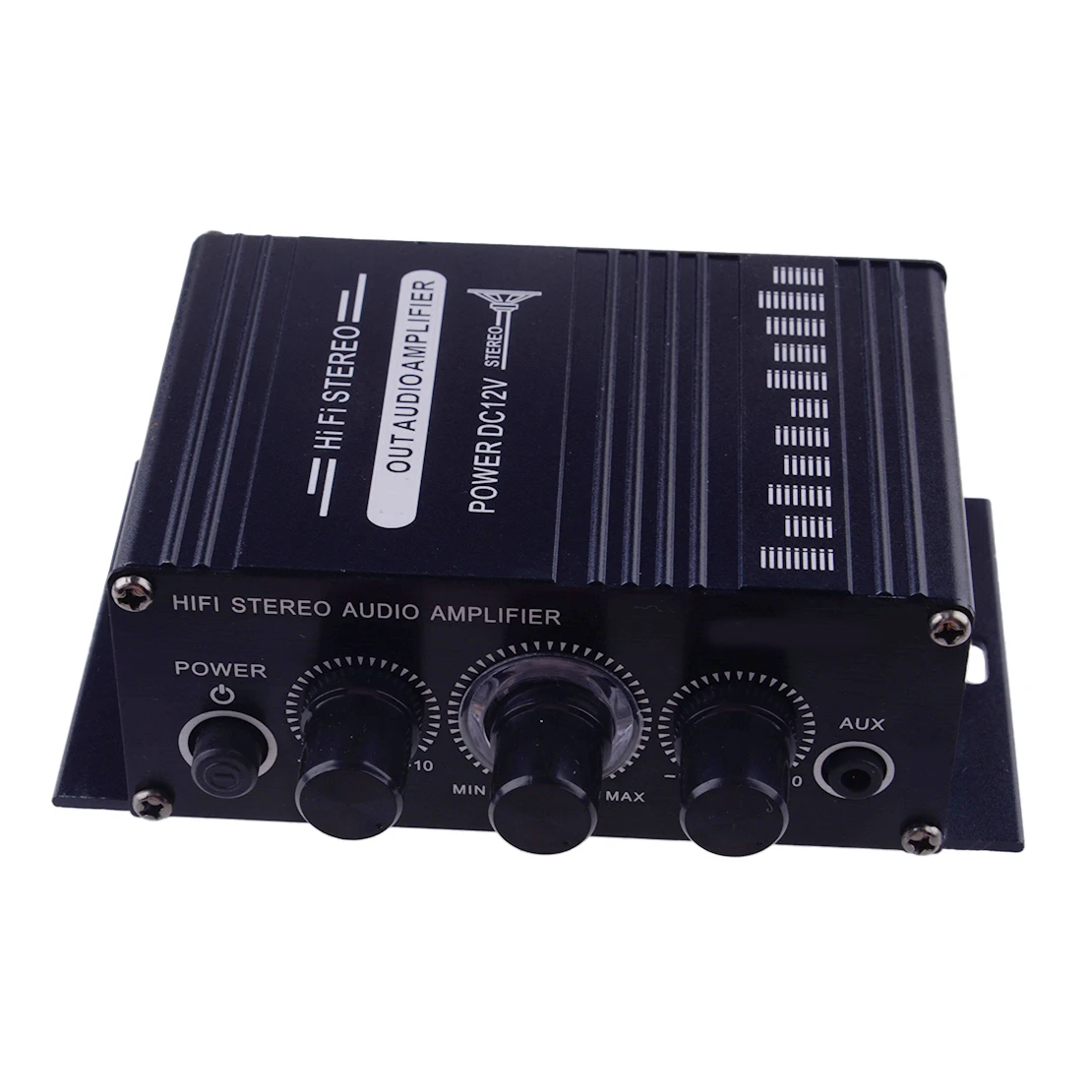 

12V HIFI Mini Audio Amplifier Stereo AMP Speaker 3.5mm AUX for Car Motorcycle