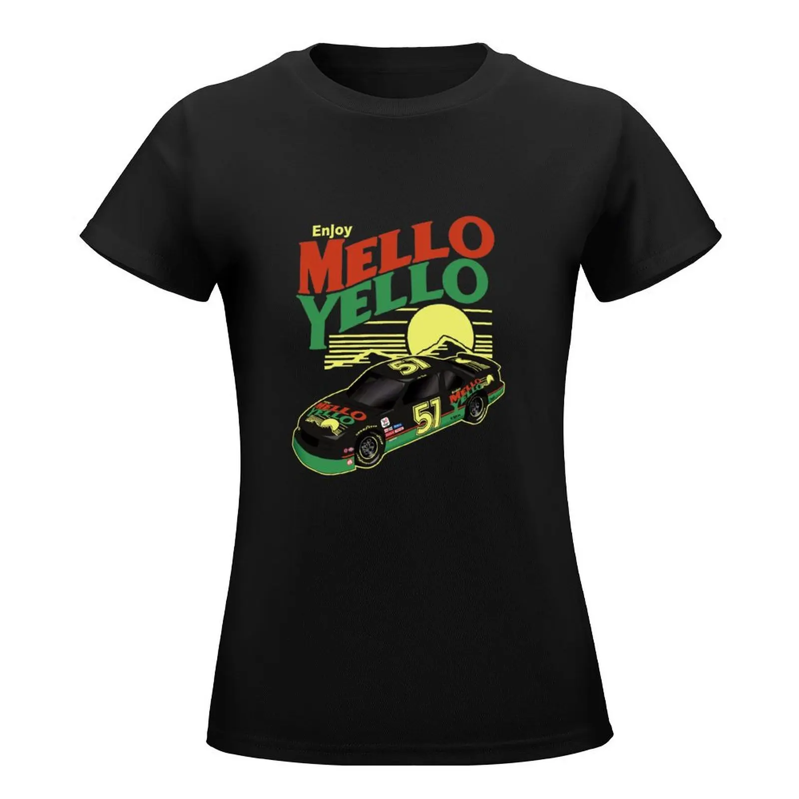 Cole Trickles Mello Yello Car T Shirt T-Shirt cute tops korean fashion new edition t shirts for Women