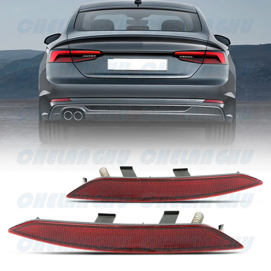 

For Audi A5 S5 2017 2018 2019 2020 2021 2022 2023 Rear Bumper Reflector Car accessories 8W6945105B 8W6945106B