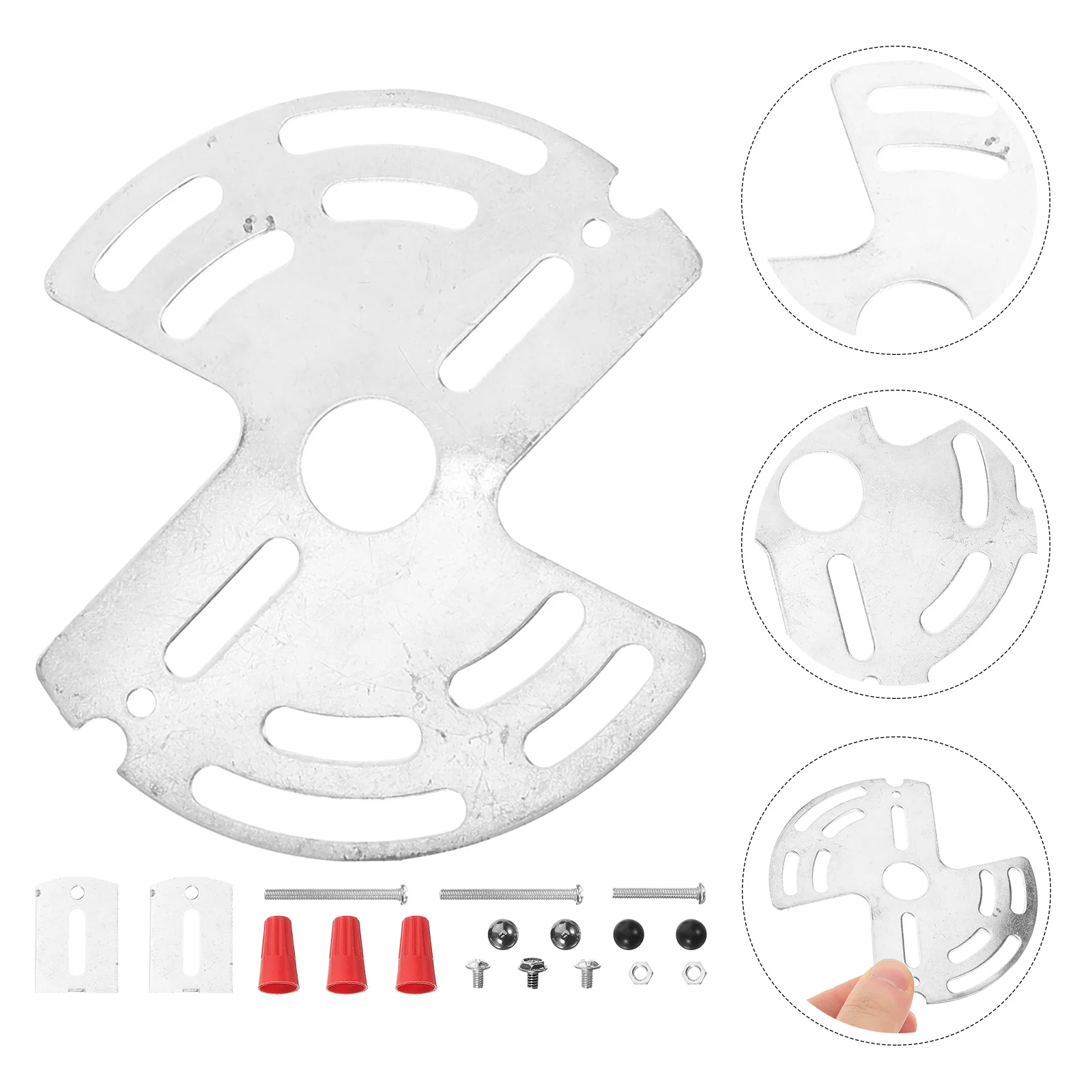 

1Set Chandelier Mounting Bracket Fixture Bracket Durable Wall and Ceiling Lamp Fittings for Hanging Light