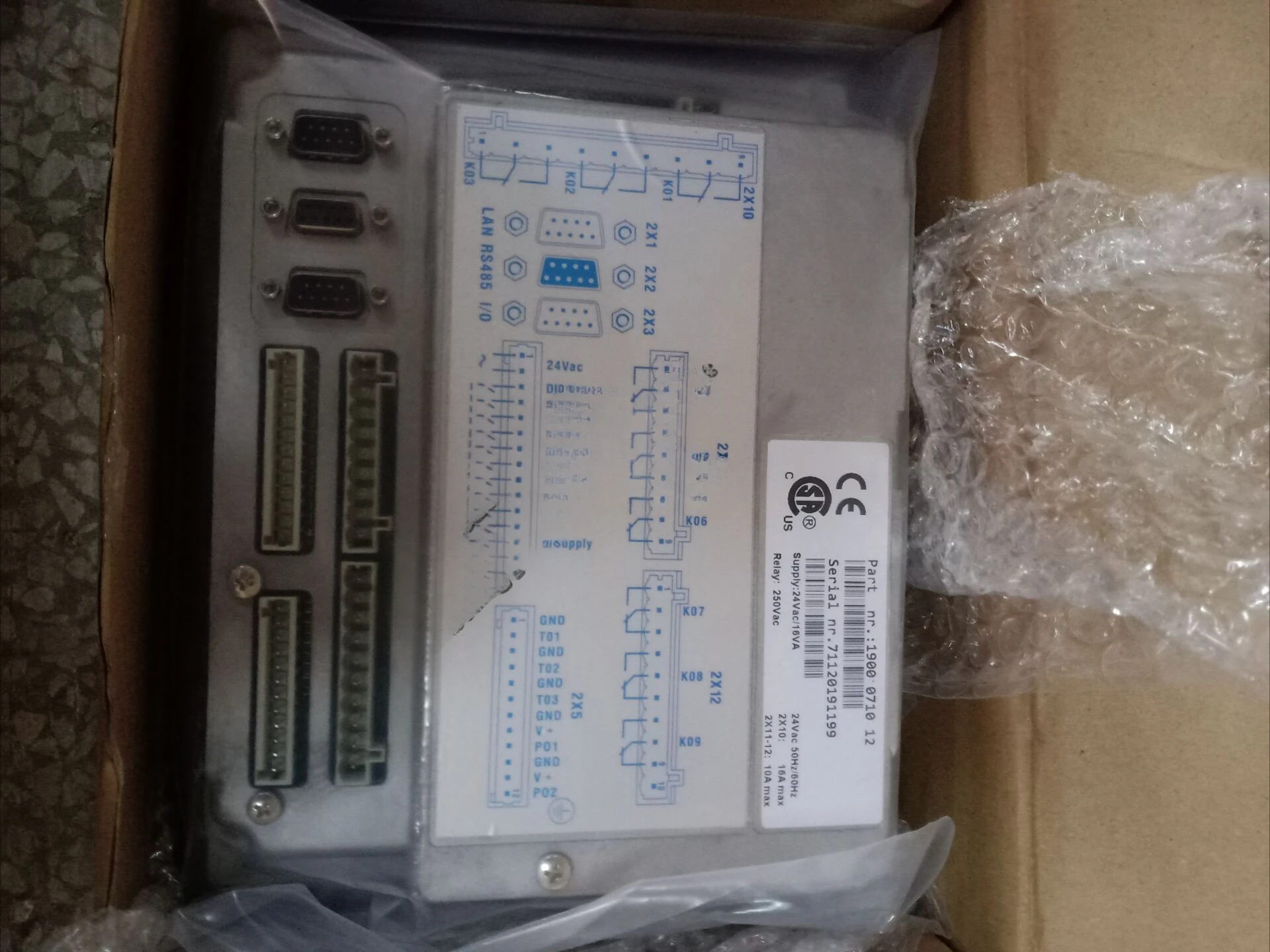 Controlador inteligente de alta qualidade 1900071012   Painel elétrico para peças de compressor de ar