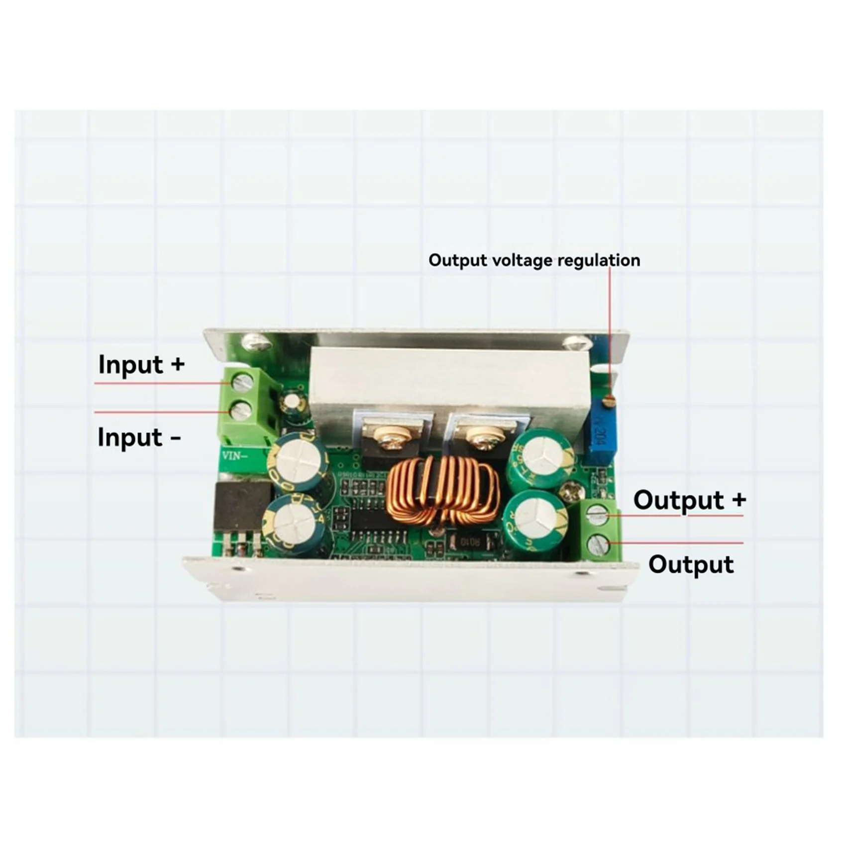 CJSD-3X 200W 15A DC-DC Buck Converter 12V 24V 36V 48V Step-Down Power Supply Module 8-60V To 1-36V Adjustable Voltage - view 3