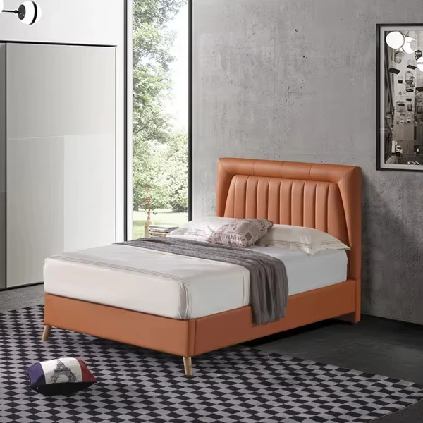 

Double Size Tufted Kids Bed Frame Hotel Style King Size Platform Stable Comfortable Sleeping Boys Bedroom Furniture