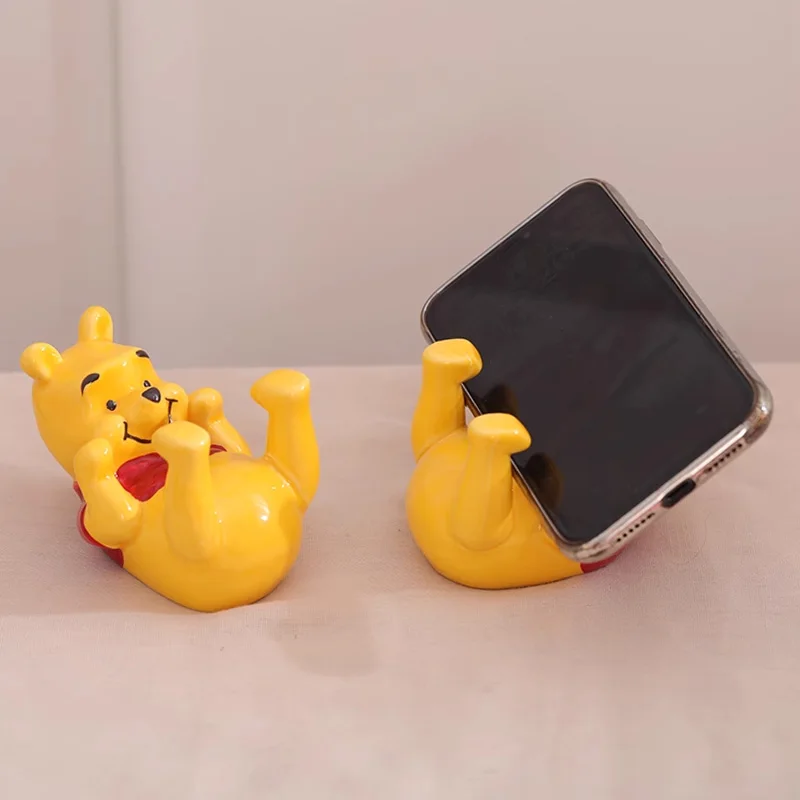 

Kawaii Disney Pooh Bear Winnie Monsters, Inc. Sullivan Toy Story Lotso Action Figure Toys Ceramics Mobile Phone Holder Gifts
