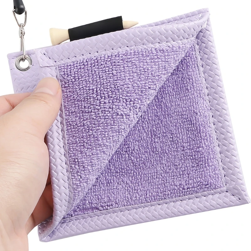 Golfs Towel for Golfs Bag, Cleaning Cloth Clean Towel Golfs Club Head Wipe Cloth Dropship