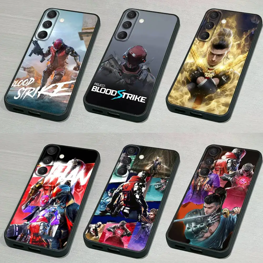 

Game BloodS Strike-ES Phone Case For Samsung S 25,24,23,22,30,21,10,9,Ultra,Plus,Lite,FE,4,5G Black Soft Case