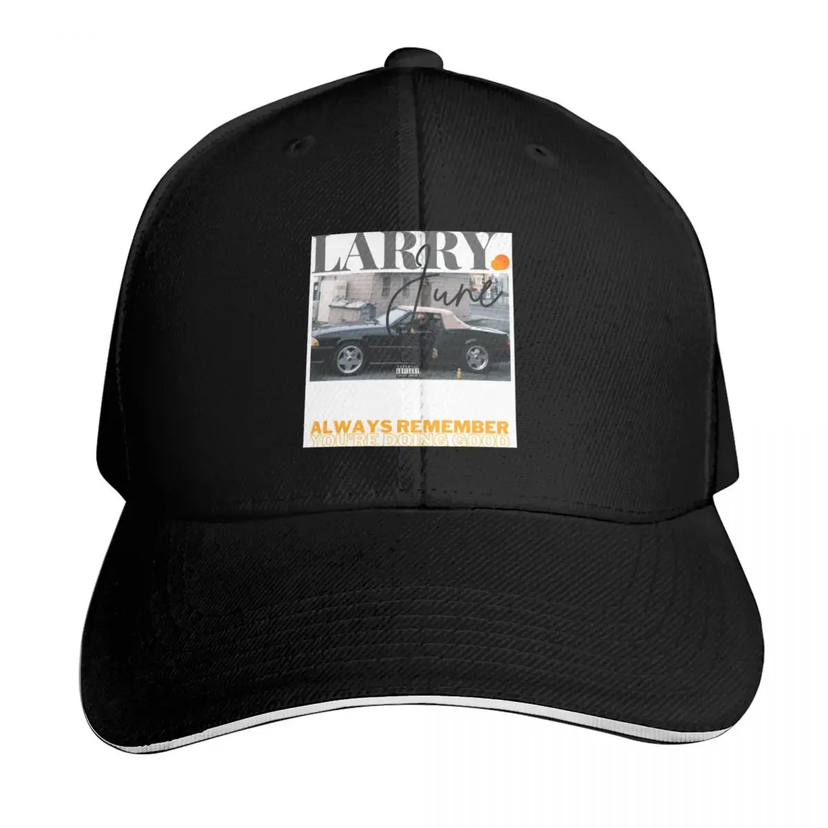 LARRY JUNE INSPIRED Baseball Cap Breathable Mesh Back Adjustable Buckle Closure Moisture Wicking Quick Dry
