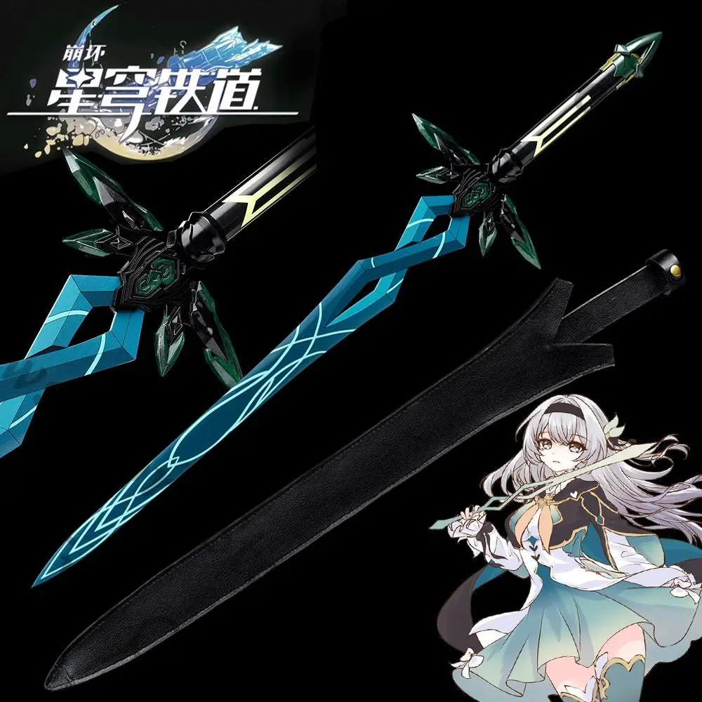 

Honkai Star Rail Firefly Sam Prop Long Sword Game Related Products Unsharpened Peripheral Hand Metal Weapons