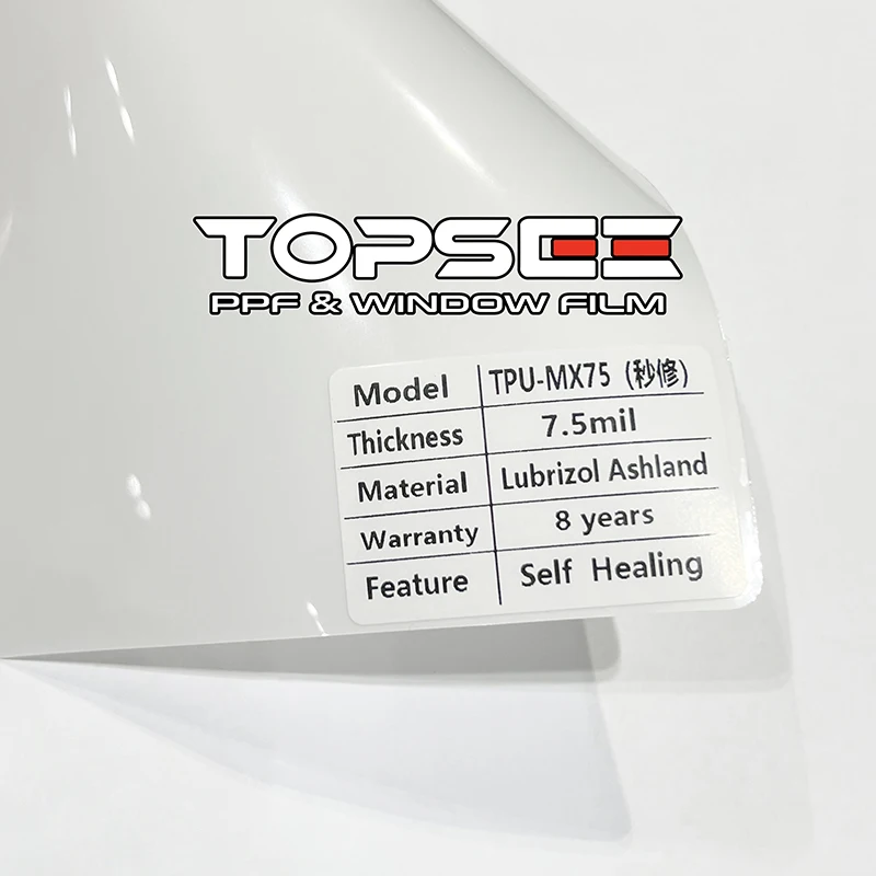 

Self-Healing Films 7.5mil 8.5mil Auto Protect High Glossy Matte Clear Car Paint Protection Film