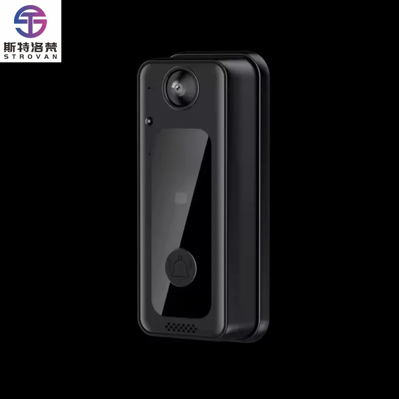 

STLF Smart Home Wireless Doorbell Intercom with Night Vision Video Door Phone WiFi White Black