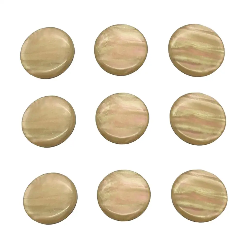 9pcs/pack Trumpet Palm Key Buttons  Inlays for Trumpet Accessory Trumpet Key Buttons