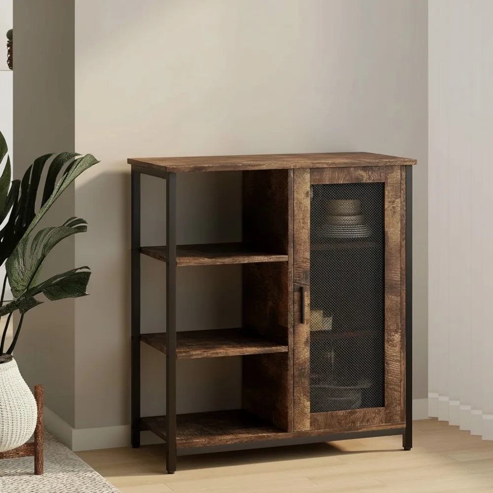 

Mini Coffee Bar Cabinet with Storage, 27.5'' Small Kitchen Table, Farmhouse Corner Bar for Tea and Wine