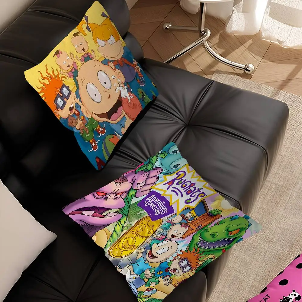 Funny Cute R-Rugrats Cushion Cover Pillowcase Upholstery Sofa Throw Pillow Home Decor Pillowcas