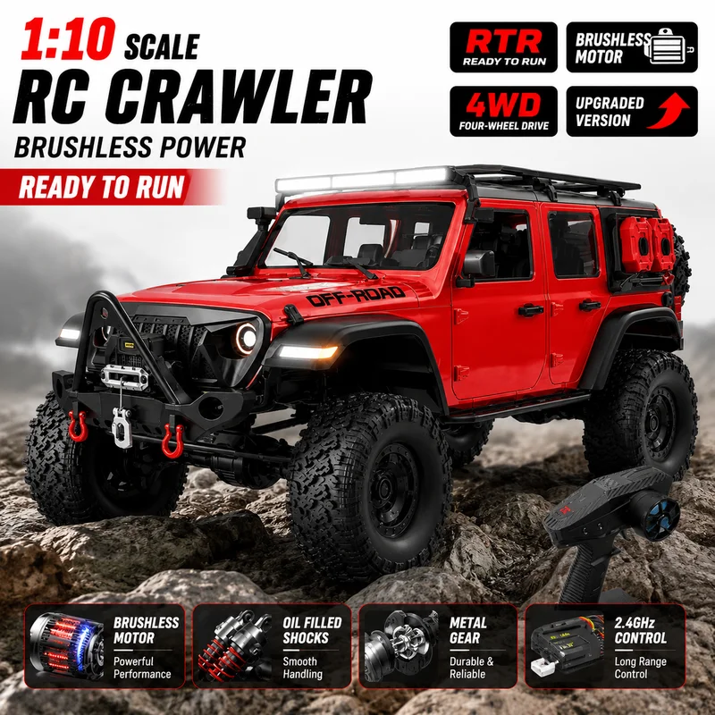 Hbtoys 1/10 브러시리스 RC 락 크롤러 RTR - Rc Rock Crawler Rtr Brushless 리뷰 및 가격