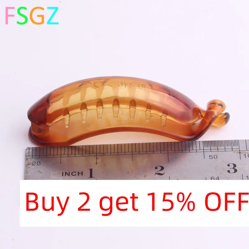 Newest Fashion Banana Hair Clip Rena Chris for Lady Black Plastic Tines Hair Pin Ponytail Holder Beauty Hair Hairgrips 9cm