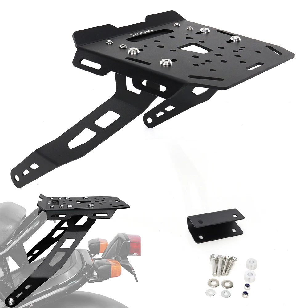 

Rear Carrier Cargo Tail Bag Holder For Honda Ruckus 50 (Zoomer) 2003-2024 Top Case Support Motorcycle Rear Luggage Rack Bracket