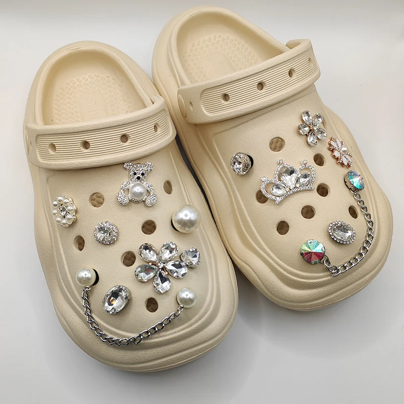 Elegant Fragrance Shoe Charm DIY Shoe Decorations Button Accessories for Bogg Bag Slides Sandals Clogs Kids Gifts