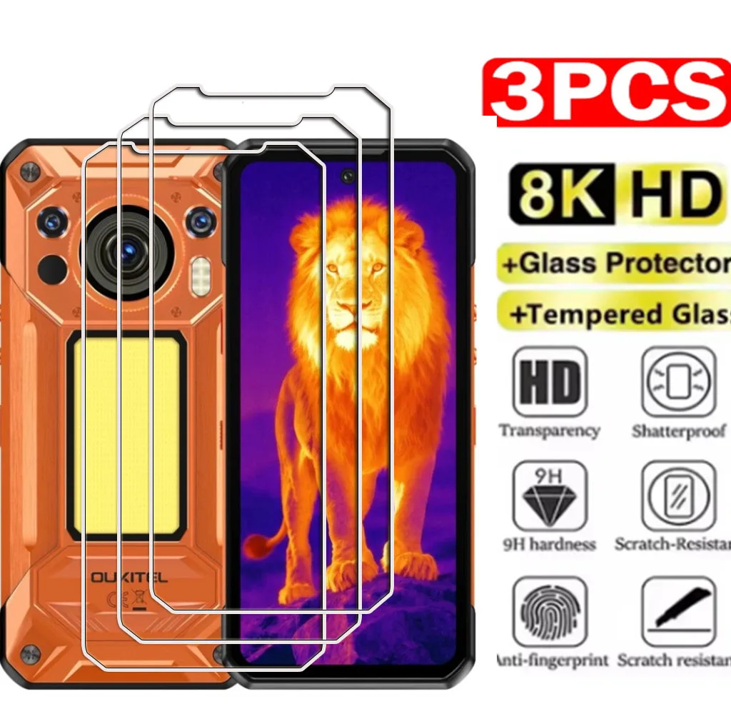 3 個 9H HD ガラス Oukitel WP500 Ultra 6.78 インチ OukitelWP500Ultra WP500Ultra 強化ガラススクリーンプロテクター保護フィルム
