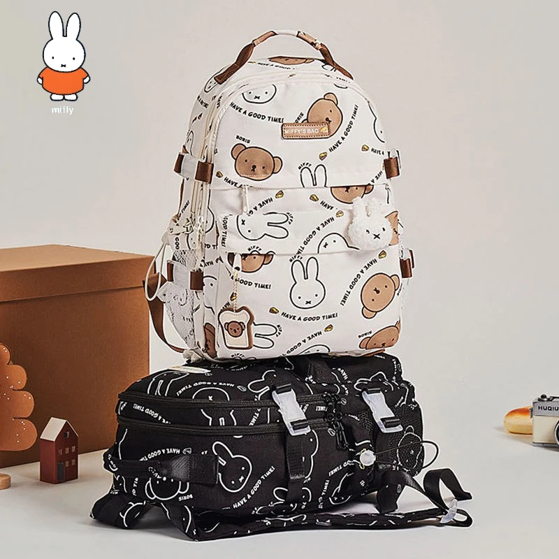 

Miffy School Bag Three To Six Grades 2025 New Junior High School Backpack Sen Department All Kinds of Travel Bags