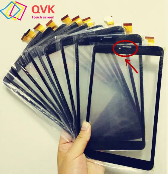 Black 8 Inch for DEXP Ursus Z380 3G tablet pc capacitive touch screen glass digitizer panel Free shipping