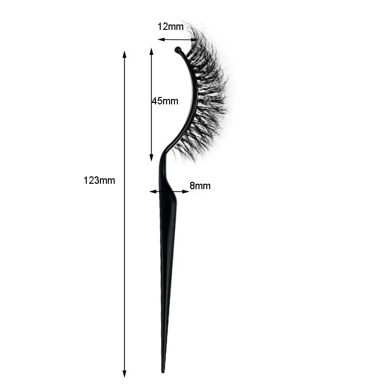 3pcs/10pcs False Eyelash Graft Style Display Board Grafting Eyelash Try on Effect Exhibit Auxiliary Fake Lash Extension Holder