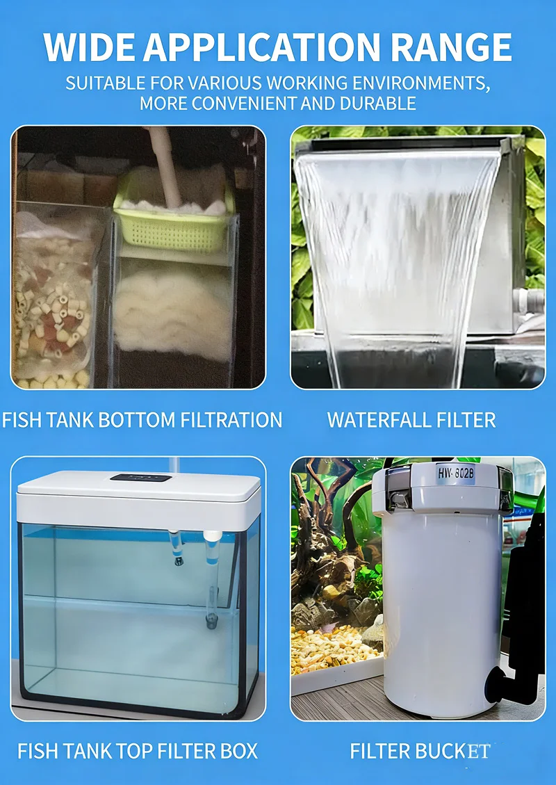 3CM Dicker Aquariumfilter Superdicker Biochemischer Filterschwamm Aquarium Fischbecken Bio-Baumwoll-Schaum Skimmer Zubehör – Detail 11