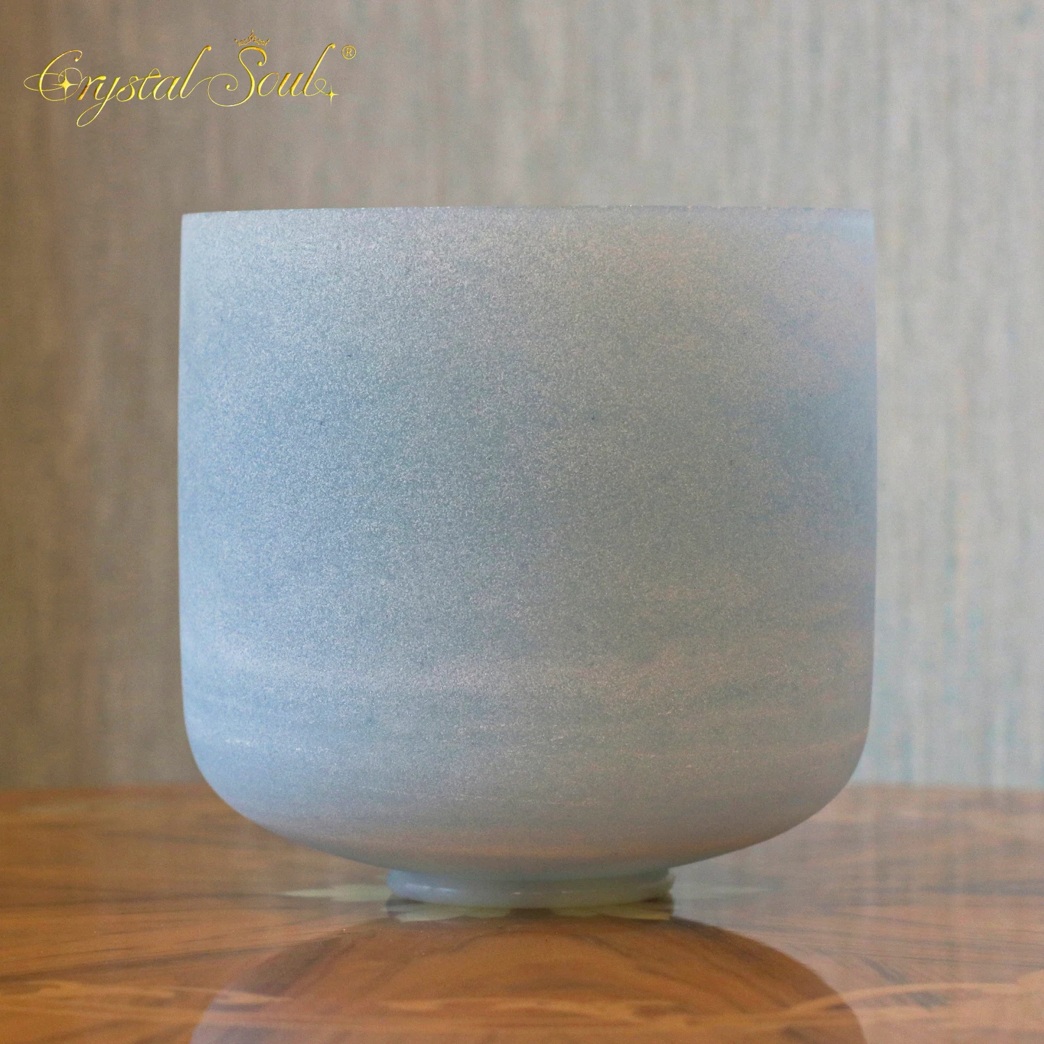 

CrystalSoul 432Hz High Quality Ore Frosted Crystal Bowl with accessories