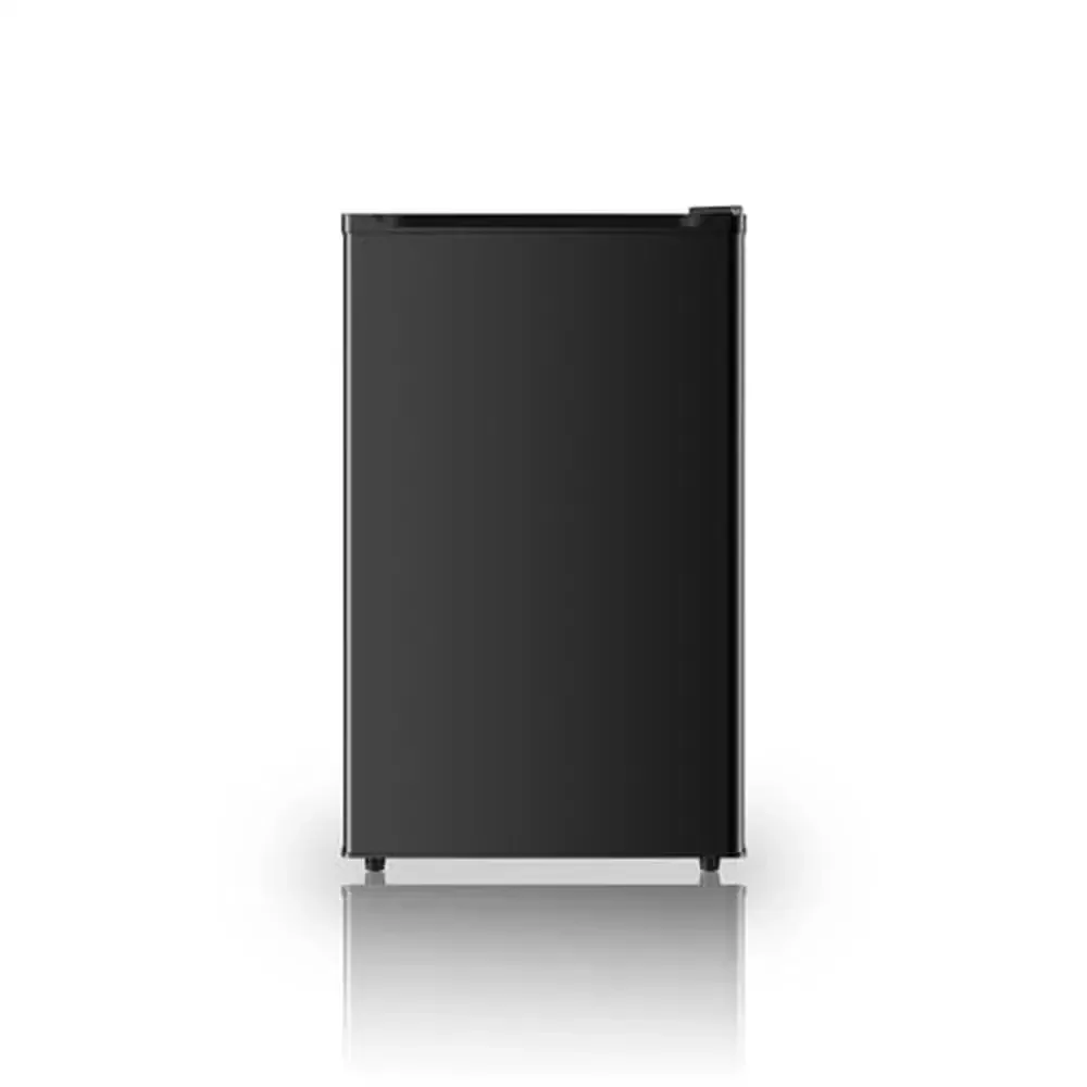 Mini Fridge with Freezer 4.4 Cu.Ft Single Door Refrigerator Compact 5 Settings Temperature Adjustable Eco-friendly Quiet