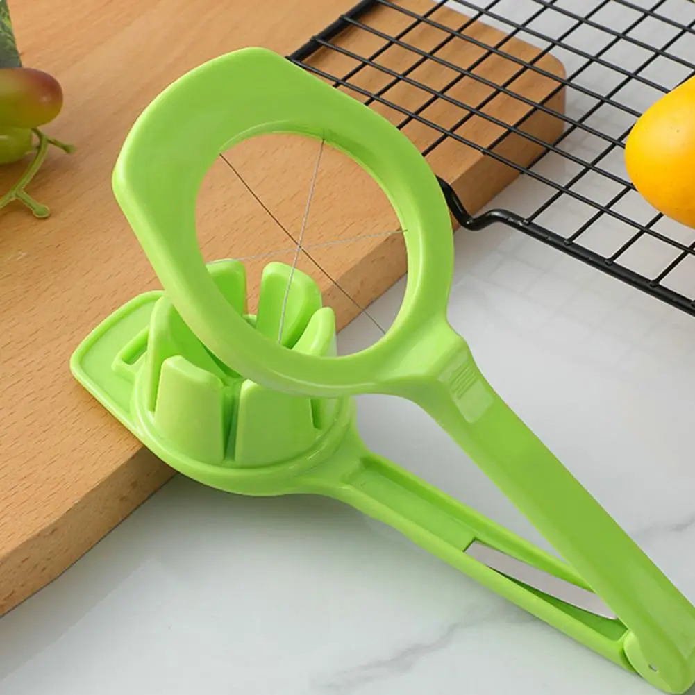 Egg Split Device Non-slip Long Handle Tough Steel Wire Even Cutting Manual Tool Kiwi Divider Tomato Cutter Banana Slicer