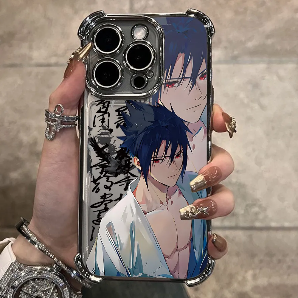 Anime Narutoes Kakashies Plating Phone Case For Oppo Reno15 Reno14 Reno13 12 11 10 8 7 6 Z F T Pro Plus Airbag