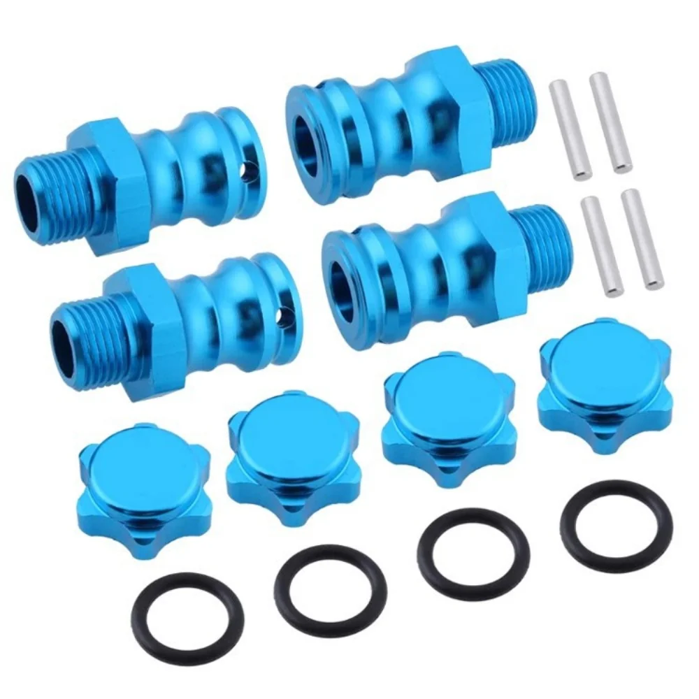 Hex 23mm aluminium wheel extension adapter, transmission hub for HPI HSP ZD Racing CC01 FS Kyosho, 1/8 scale RC car parts, 4 pcs