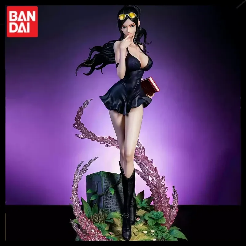 New Bandai 34cm Sexy Beauty One Piece Hf Nico·Robin Standing Position Model Pvc Desktop Ornaments Collectible Toy Boy Gift